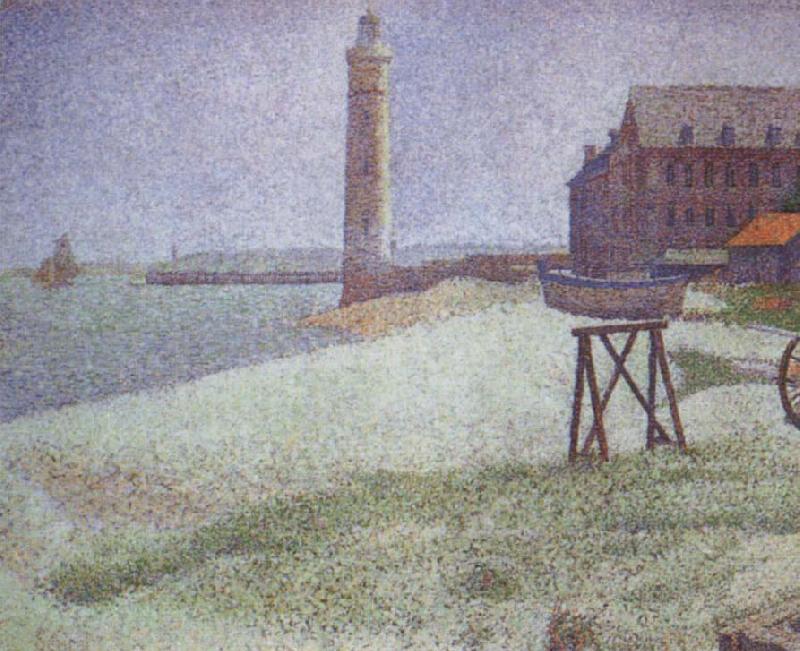 Georges Seurat The Lighthouse at Honfleur France oil painting art